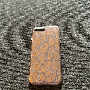iPhone 7 Plus Pink Cheetah Print Phone Case